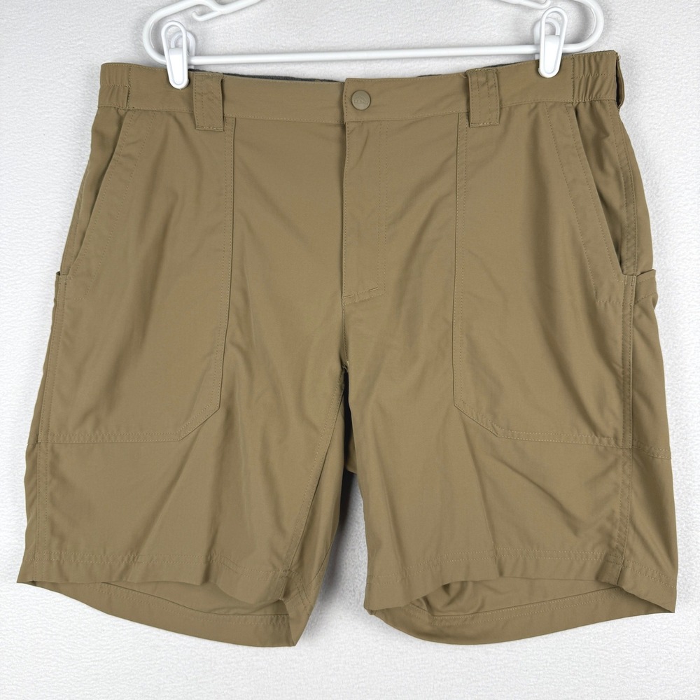 L.L. Bean Cresta Hiking Shorts Mens L Brown Nylon Cargo Hiking Gorpcore 288087